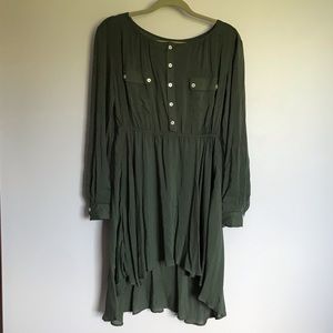 By Corpus Green Shirt Dress